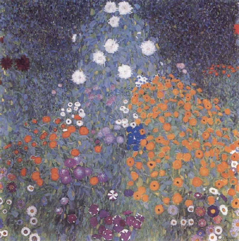 Gustav Klimt Flower Garden France oil painting art
